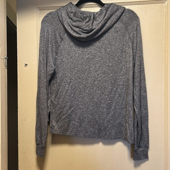 Victoria Secret Soft Grey Heart Hoodie XS - Picture 3 of 5
